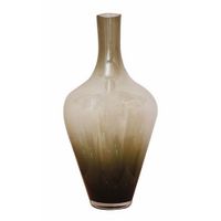 gerimport jarron de cristal ancho ambar 50 x 25 cm - elegante diseno - alta calidad