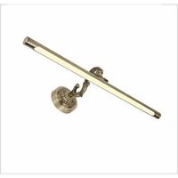 aplique led 12w metalico luz calida 3000k articulado 55cm bronce envejecido