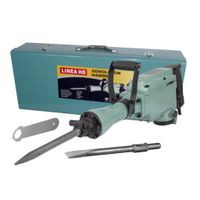 linea hd r martillo demoledor electrico r 1650w 1400 golpesmin 2 puntas maletin metalico incluido