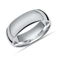 anillo de plata 925 pulida 7mm