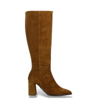 Wonders para mujer. M-5442 Botas de Piel Charme beige (38), 3 a 5cm, Cremallera, Casual