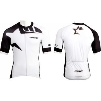 Msc Maillot Corto Pro Race Blanco / Negro
