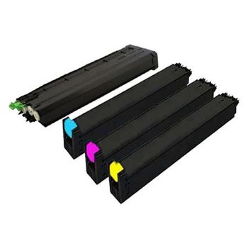 Compatible Multipack Sharp MX-3501N Printer Toner Cartridges (4 Pack) -MX45GTBA