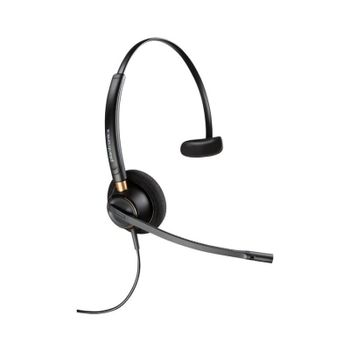 Auriculares HP Poly EncorePro 510 con cable USB-A y USB-C para llamadas y música negros