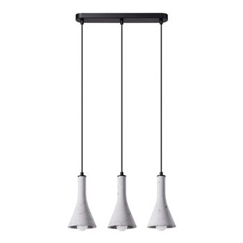 Lámpara colgante alna 3 luces , cemento