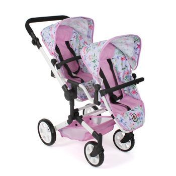 Cochecito De Muñecas Gemelar Linus Duo