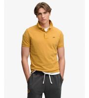 superdry para hombre m1110452a polo classic pique amarillo l casual manga corta tela
