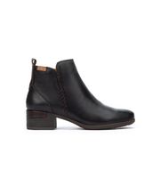 pikolinos para mujer w6w-8950 botines de piel malaga negro 41 3 a 5cm cremallera casual
