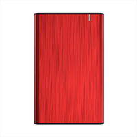 aisens caja externa 25 ase-2525red 95mm sata a usb 30usb31 gen1 rojo