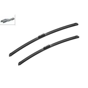 Aerotwin Flat Wiper Blade Set A855S Mercedes Ml