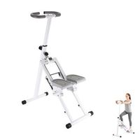 maquina escalada plegable con manillar y pedales pantalla lcd y resistencia ajustable