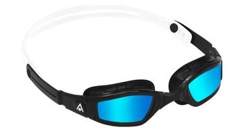 Aquasphere ninja gafas de natacion negro   blanco   lentes de espejo azul