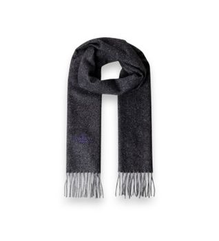 Hackett London para hombre. HM0400109 Bufanda Twill Wool Cash gris (OSFA), Casual, Lana, Clásico