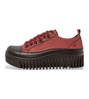 art para mujer 1151811pd003008 zapatillas 1518 brighton burdeos 37 rojo 3 a 5cm cordones casual