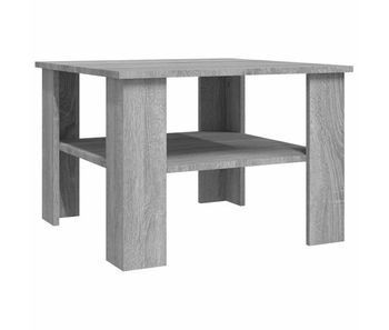 Mesa de café - mesa de centro de madera contrachapada gris sonoma 60x60x42 cm