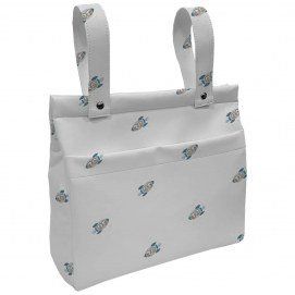 2024 Bolso Polipiel Estampada Galaxia Dydados Polipiel Estampada Tejido Impermeable