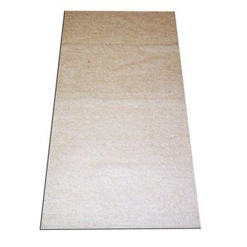 Alfombra Artesanal De Pelo Normal 70% Algodón 120x160cm Color Natural