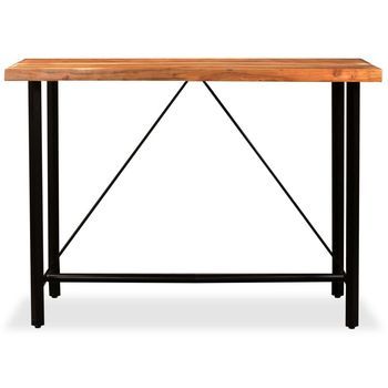 Mesa De Bar | Mesa De Bistró De Madera Maciza De Acacia 150x70x107 Cm
