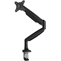 brazo de soporte de monitor para escritorio - negro - ve sa