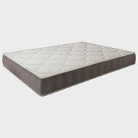 colchon viscoelastico modelo viscostar 135 x 200 x 20cm - todas las medidas blanco y gris