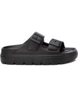 de xti sandalia xti 142550 negra con doble hebilla ajustable negro