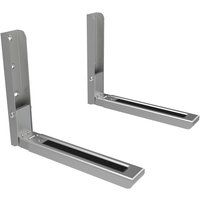 avf em60s microwave bracket - silver silver