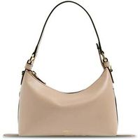 lancel bandolera origami hobo pequeno con cremallera cuero galet para mujer