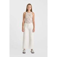 le temps des cerises pantalones pantalones acampanados de mezclilla alexgi para nina
