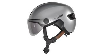 Casco abus hud y ace plata brillante