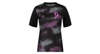 maillot de manga corta scott  p   strong trail vertic  strong   p para mujer negro violeta