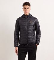 ea7 para hombre 8npb24pngpz chaqueta de plumas plegable core identity negro xxl casual poliamida