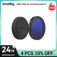 filtro nd3216 smallrig para dji osmo action 6 con cubierta de lente de silicona diseno de encaje rapido fijacion directa sin retirar la lente