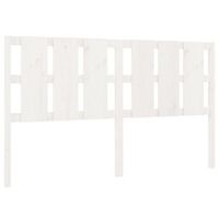 cabecero cama mueble de dormitorio de cama madera maciza de pino 1655 x 4 x 100 cm blanco m020005330
