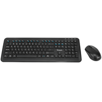 combo targus teclado y raton negro inalambrico usb-a