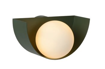 Aplique en metal vidrio 21cm