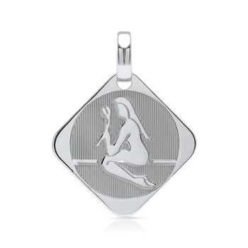 Colgante de plata 925 signo zodiacal virgo