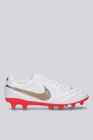 botas futbol tacos nike tiempo ligera pro ag blancas talla 45