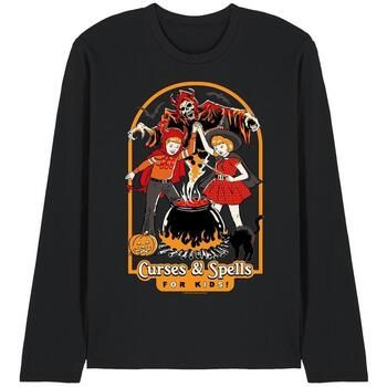 Steven Rhodes Camiseta manga larga Curses Spells For Kids para hombre