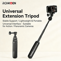 ronkoen 360    palo de selfie giratorio con tripode plegable para gopro hero 513 insta360 dji osmo action 345pro accesorios para camara