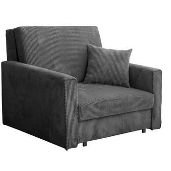 Sillón Columbus 190, Gris, Tapiz, 85x103x98cm