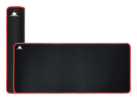 white shark red knight xl alfombrilla de rat n para juegos negro rojo