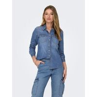 only camisa 15315185 alexa-medium blue denim para mujer