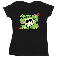 nightmare before christmas camiseta scream para mujer