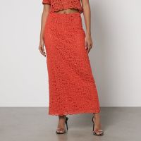 maxco tenda macrame midi skirt - s