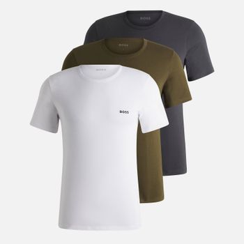 BOSS Bodywear 3 Pack Classic Lounge Cotton-Jersey T-Shirts - XL