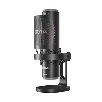 Micrófono BOYA K9 USB-C multipatrón con filtro antipop y RGB
