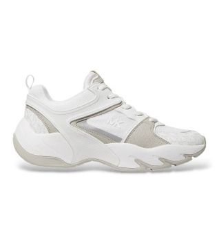 Michael Kors para hombre. 42S6CHFS1D Zapatillas Chase blanco (43), Plano, Cordones, Casual