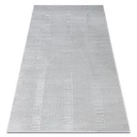 alfombra balance 9086 gris - geometrico estructural glamour 80x150 cm