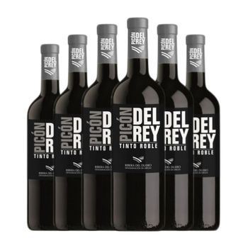 Picón Del Rey Vino Tinto Ribera Roble 75 Cl 13% Vol. (pack De 6 Unidades)