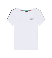 ea7 para mujer 7w001220af12503 camiseta italian spirit blanco xs casual algodon manga corta